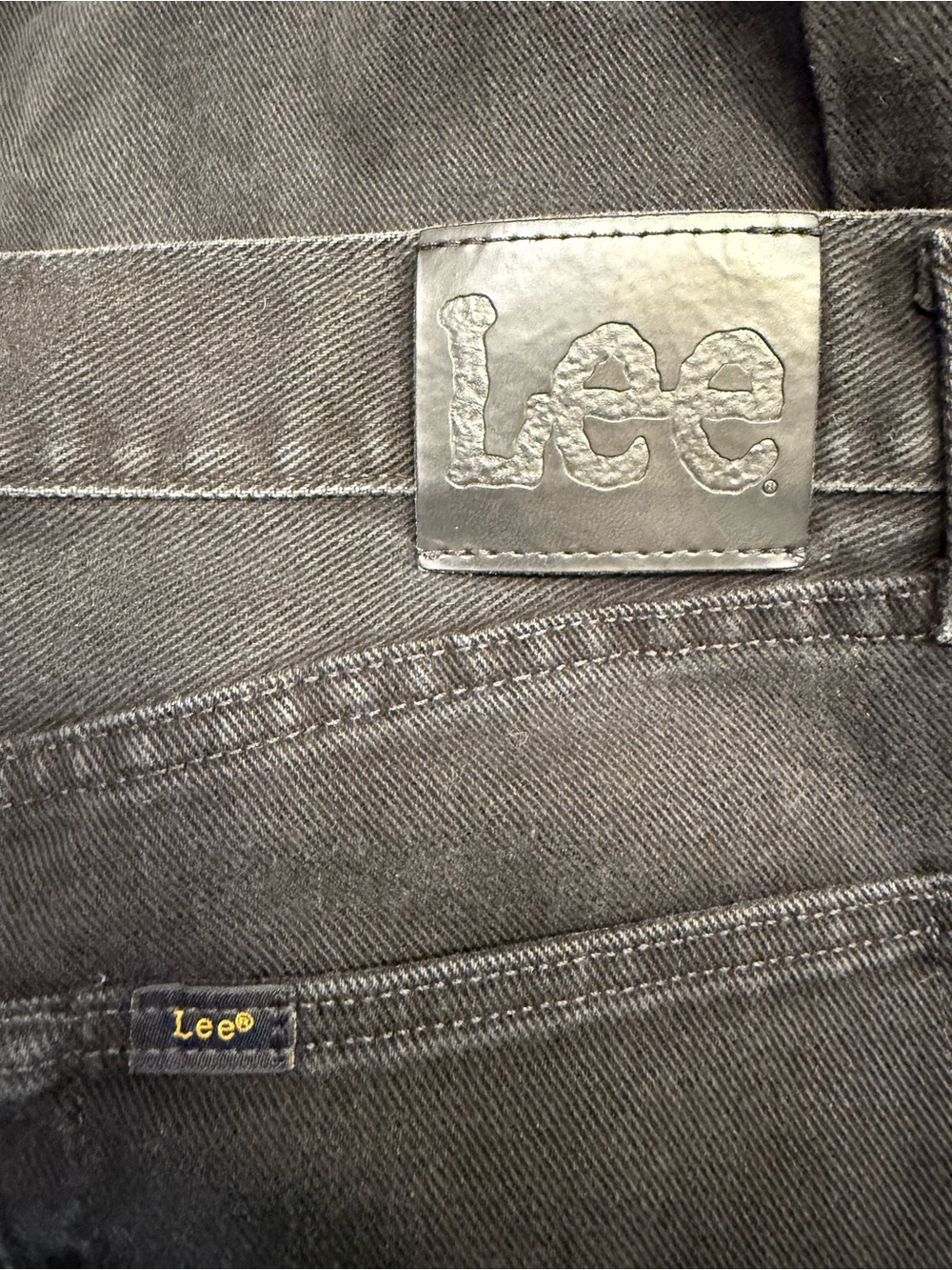 Lee Men's Relaxed Straight Black Jeans Size 33x29 - Picture 4 of 5